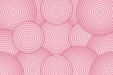 Abstract pink background with circle layerのイラスト素材