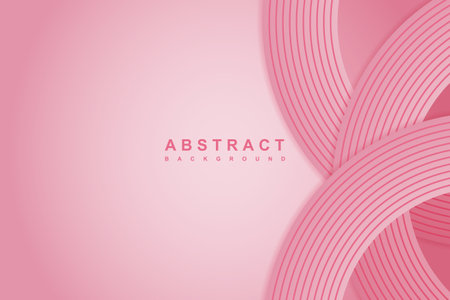 Abstract pink background with wave elements. Vector illustration for your design.のイラスト素材