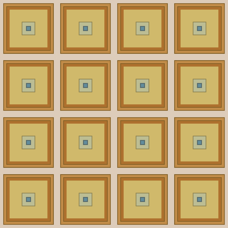 Seamless illustrated pattern made of abstract elementsのイラスト素材