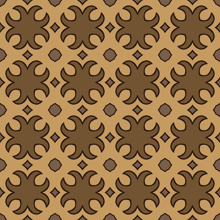 Seamless illustrated pattern made of abstract elementsのイラスト素材