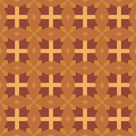 Seamless illustrated pattern made of abstract elementsのイラスト素材