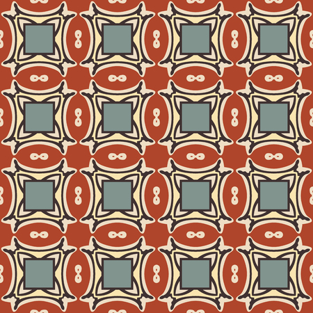 Seamless illustrated pattern made of abstract elementsのイラスト素材