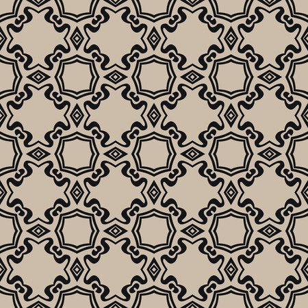 Seamless illustrated pattern made of abstract elementsのイラスト素材