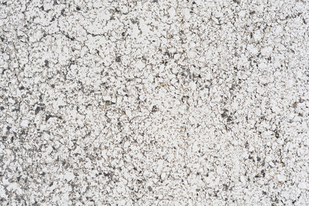 Top view of white painted asphalt surfaceの写真素材