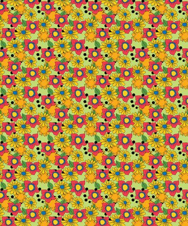 Floral vector Illustrationのイラスト素材