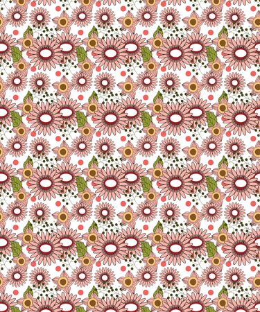 Floral vector Illustrationのイラスト素材