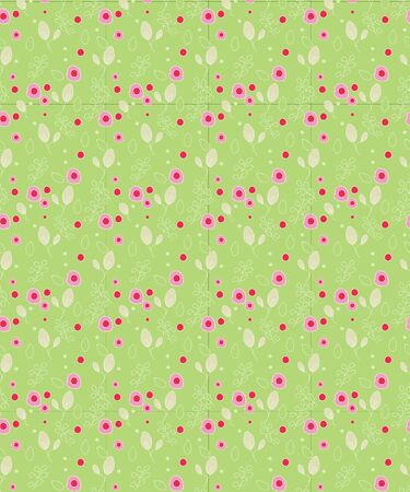 Floral vector Illustrationのイラスト素材