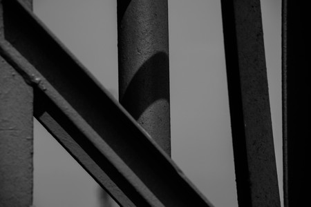 Construction iron tubes.の写真素材