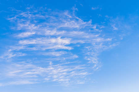 Beautiful blue sky with white clouds.の写真素材
