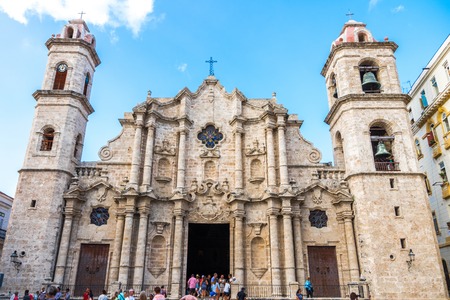 La Catedral de la Virgen Maria de la Concepcion Inmaculada de La Habanaのeditorial素材