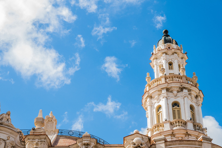 Historic monument building in la Havana Cuba-のeditorial素材