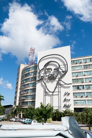 Historic monument building in la Havana Cuba-のeditorial素材