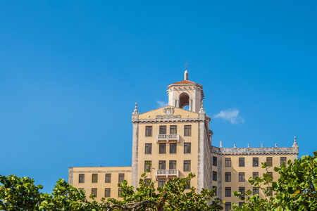 Historic monument building in la Havana Cuba-のeditorial素材