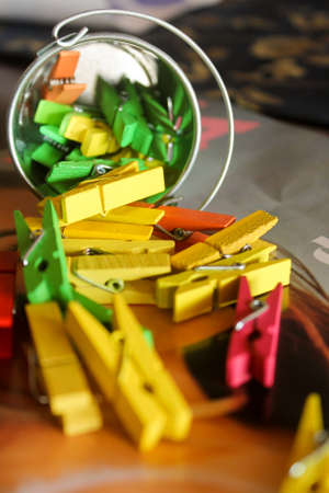 Brooches of colorsの写真素材