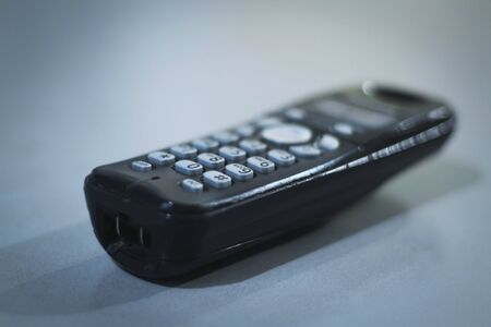 A phone on the table waiting for a callの写真素材