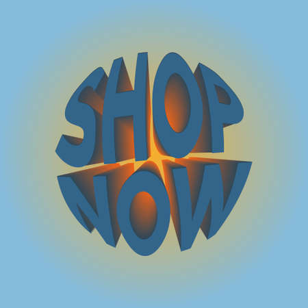 Vector of Shop Now. Perfect for sale, discount, marketing content, etc.のイラスト素材