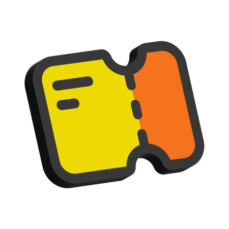 3D Illustration of Voucher Isolated on White Backgroundのイラスト素材