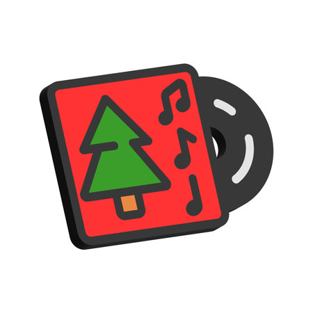 3D Illustration of Christmas Carols Isolated on White Backgroundのイラスト素材