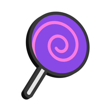 3D Illustration of Lollipop Isolated on White Backgroundのイラスト素材