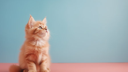 Adorable cat in a minimalist setting. pure feline eleganceの素材