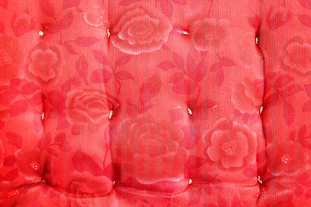 Red rose Upholstery patternの写真素材