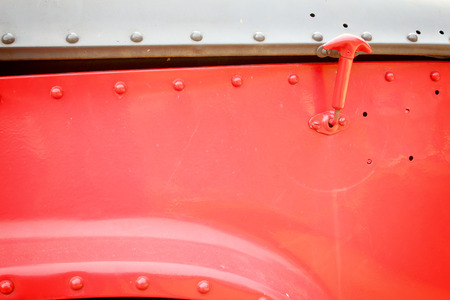 red metal plateの写真素材