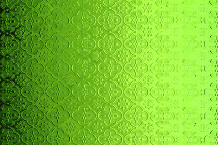 green Stained glass texture backgroundの写真素材