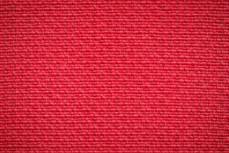 Red fiber textile backgroundの写真素材