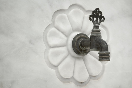 An Image of Old Faucet dark tonedの写真素材