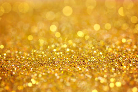 Shiny golden lightsの写真素材