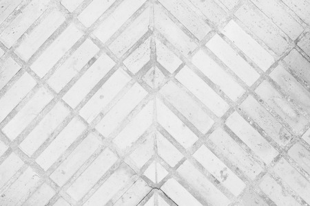 white brick floor