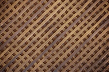 background texture of woven woodの写真素材
