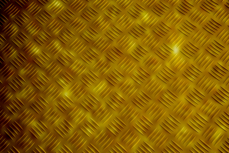Gold pattern style of brass plate for backgroundの写真素材