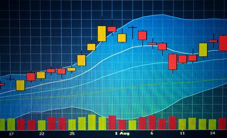 Market Analyze Bar graphsの写真素材