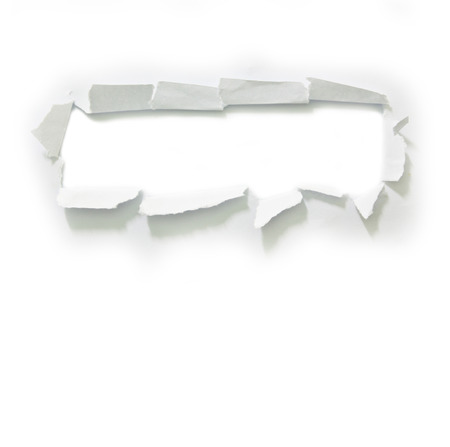 Pieces of torn paper on plain background. Copy spaceの写真素材