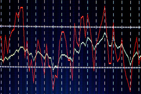 Financial diagramの写真素材