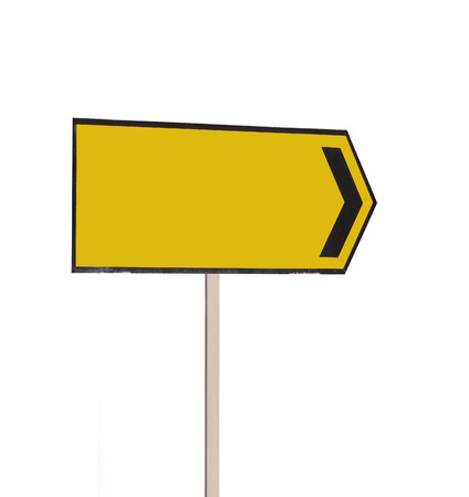 Road Traffic Sign on white background