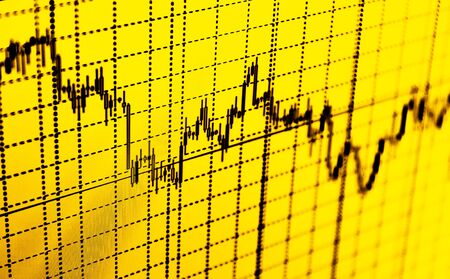 Foreign exchange market chartの写真素材