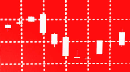 Business screen stock exchange data graph backgroundの写真素材