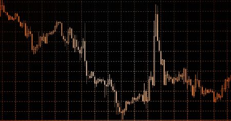 Graph, Candlesticks.の写真素材