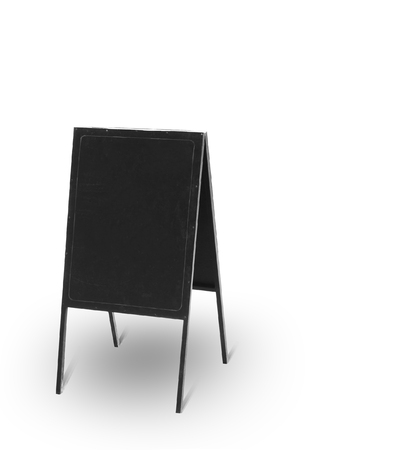 Large blank billboard, empty on white background for you advertisement and design (with clipping path)の写真素材