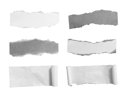 Ripped paper, space for copyの写真素材
