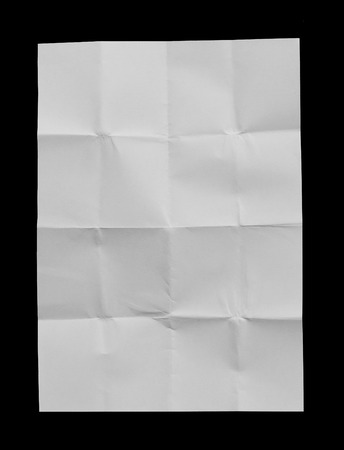 Tear paper on black background for messageの写真素材