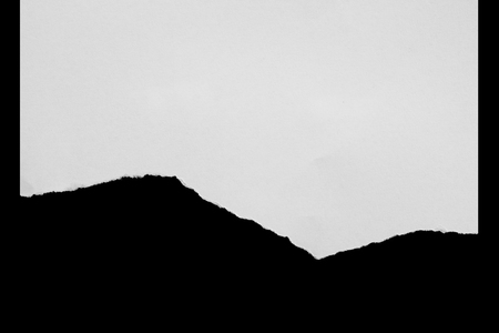 Piece of torn paper, space for copyの写真素材