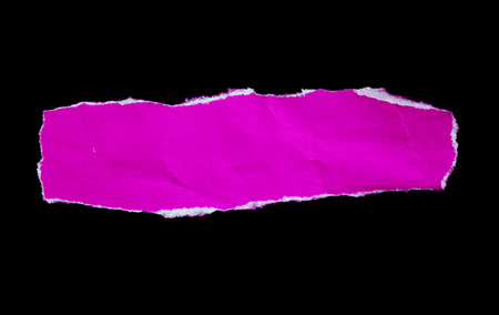 recycled paper craft stick on black backgroundの写真素材