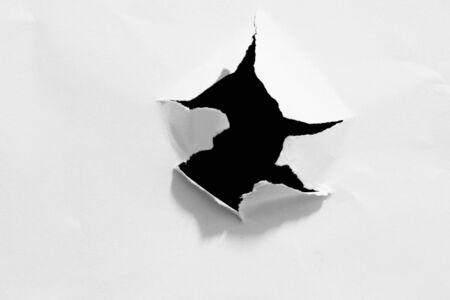 Piece of torn paper, space for copyの写真素材
