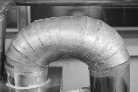 Aluminum pipeの写真素材