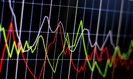 Trading business concept in color