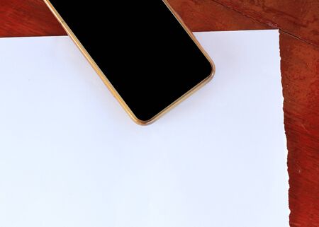 Ripped paper, space for copyの写真素材