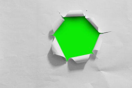 Ripped paper, space for advertising copyの写真素材
